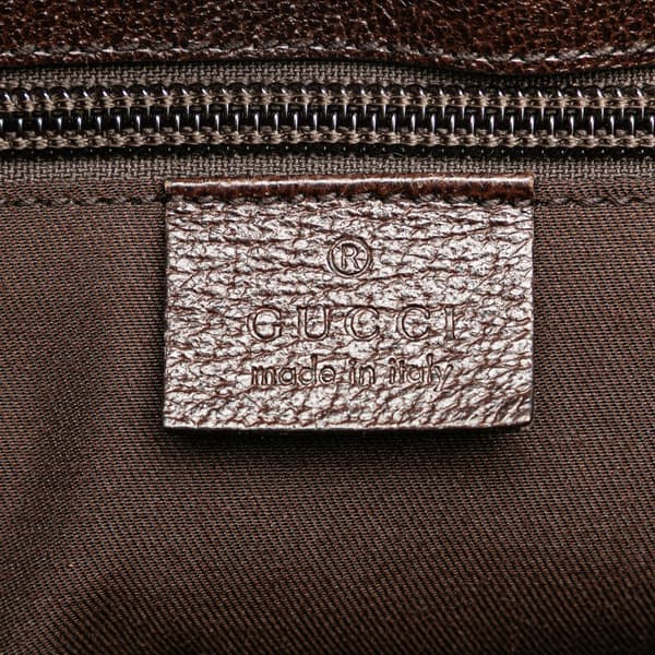 Pre-owned Gucci GG Canvas Crossbody Brown