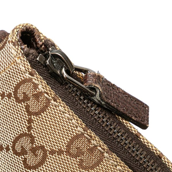 Pre-owned Gucci GG Canvas Crossbody Brown