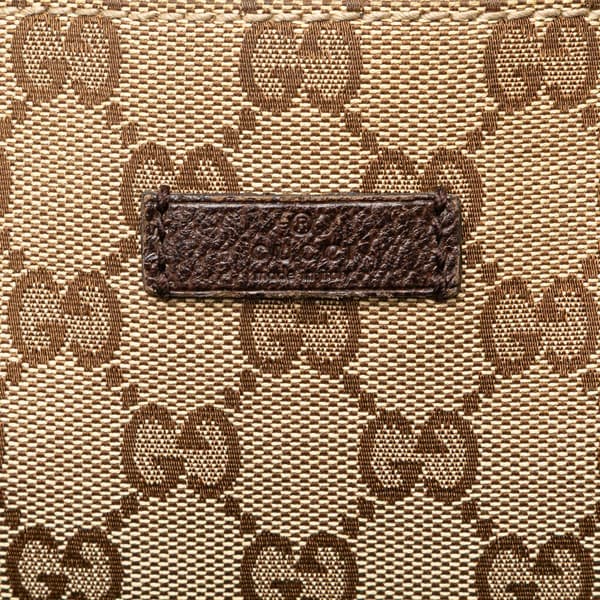 Pre-owned Gucci GG Canvas Crossbody Brown