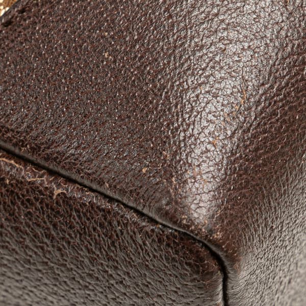 Pre-owned Gucci GG Canvas Crossbody Brown