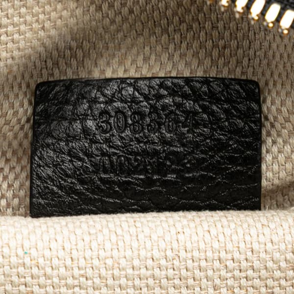 Pre-owned Gucci Leather Soho Disco Crossbody Black