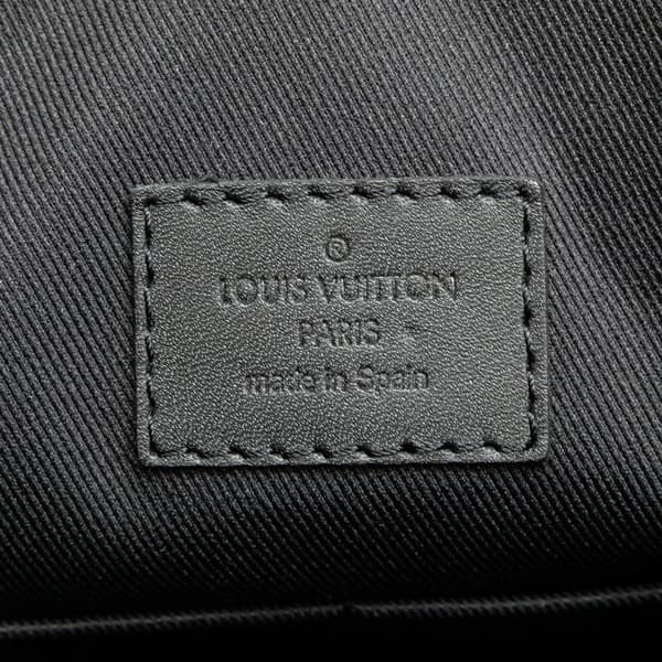 Pre-owned Louis Vuitton Damier Infini Discovery Messenger MM Black