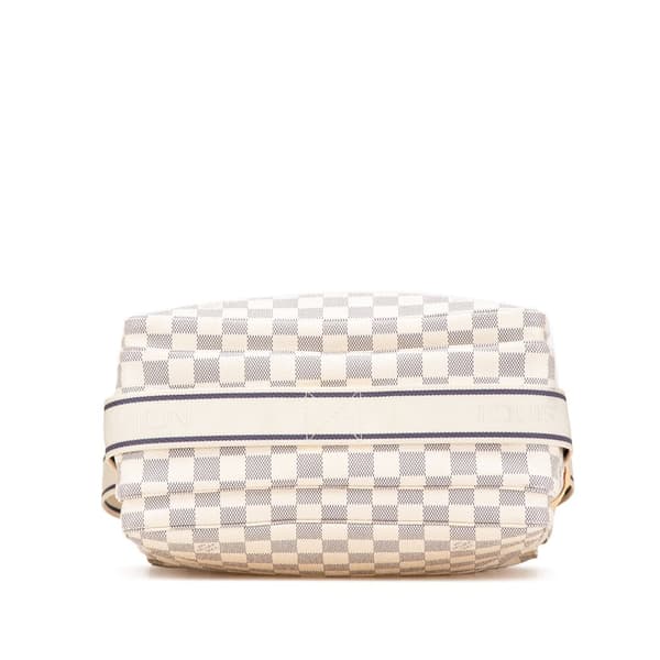 Pre-owned Louis Vuitton Damier Azur Naviglio White