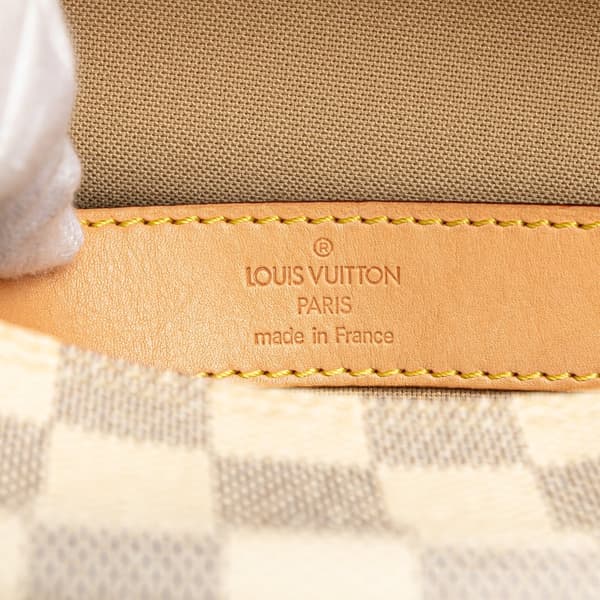 Pre-owned Louis Vuitton Damier Azur Naviglio White