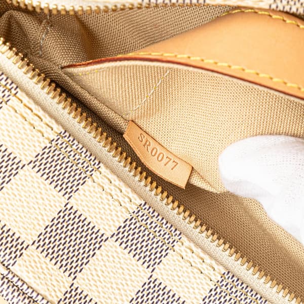 Pre-owned Louis Vuitton Damier Azur Naviglio White