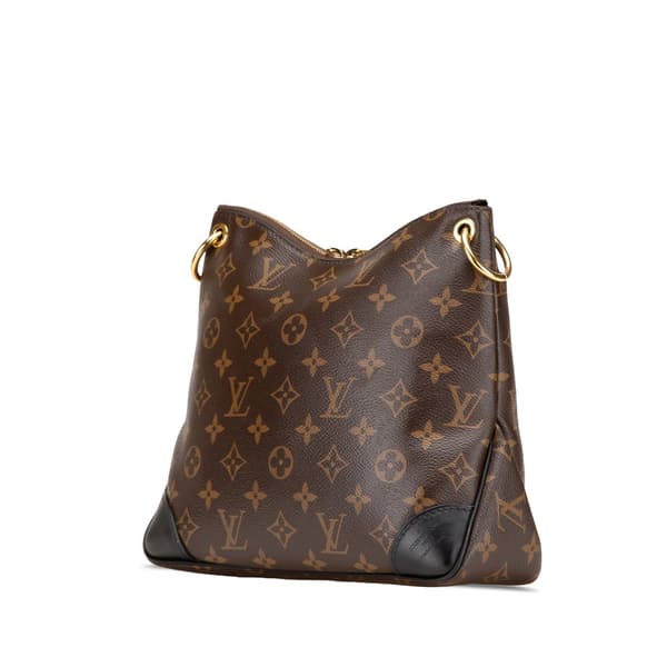 Pre-owned Louis Vuitton Monogram Odeon PM Brown
