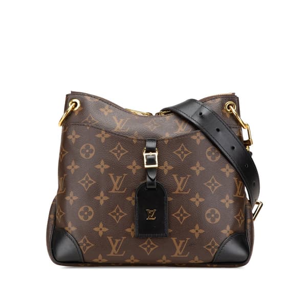 Pre-owned Louis Vuitton Monogram Odeon PM Brown