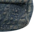 Miniatyrbild 8 av 10: Pre-owned Chanel Large Embroidered Denim Camellia Flap Blue