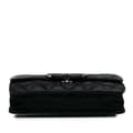 Miniatyrbild 3 av 10: Pre-owned Chanel Iridescent Caviar Crystal CC Wallet On Chain Black