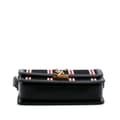 Miniatyrbild 3 av 10: Pre-owned Saint Laurent Small Canvas Striped Solferino Satchel In Box Black