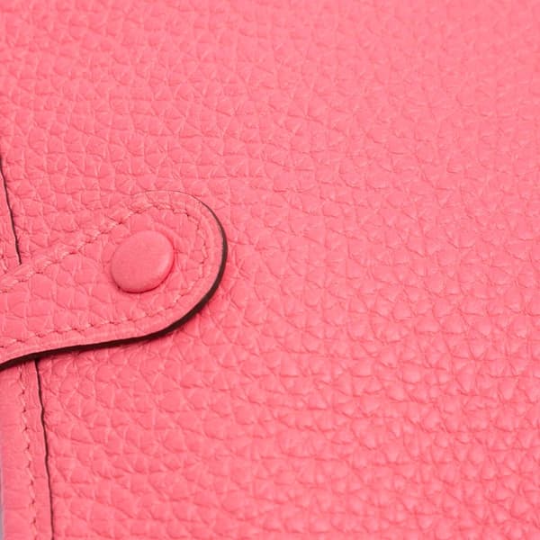 Pre-owned Hermès Clemence Evelyne TPM Pink