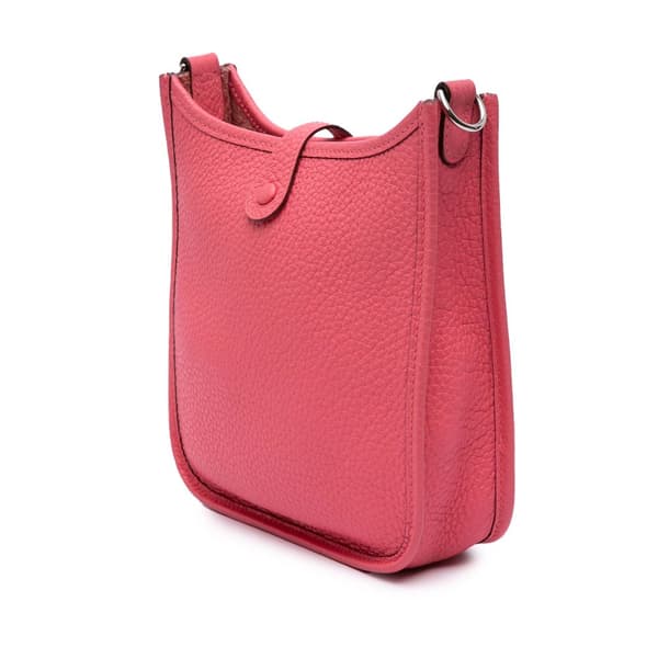 Pre-owned Hermès Clemence Evelyne TPM Pink