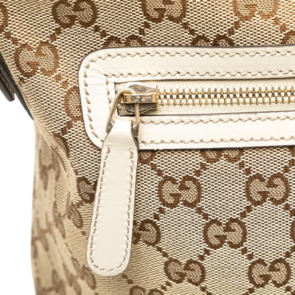 Pre-owned Gucci GG Canvas Crossbody Brown
