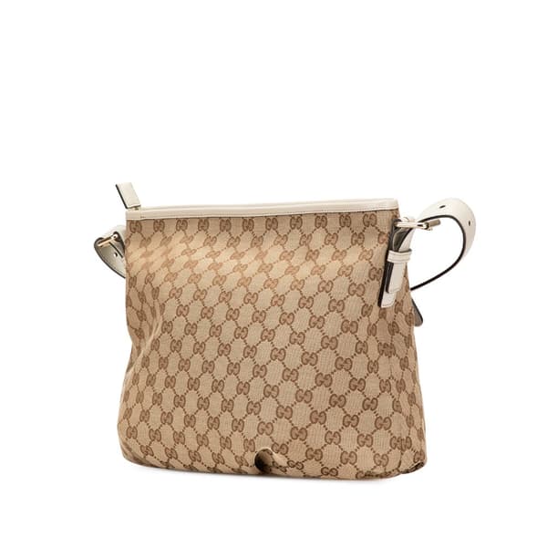 Pre-owned Gucci GG Canvas Crossbody Brown