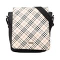 Miniatyrbild 1 av 10: Pre-owned Burberry Nova Check Canvas and Denim Crossbody Brown