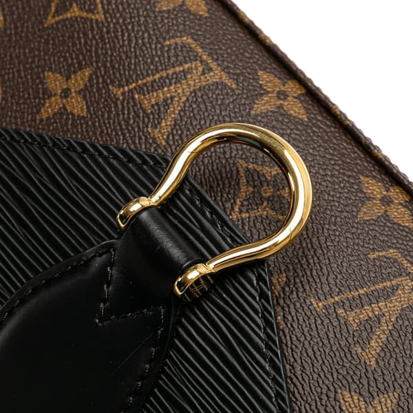 Pre-owned Louis Vuitton Monogram Epi Saint Michel Brown