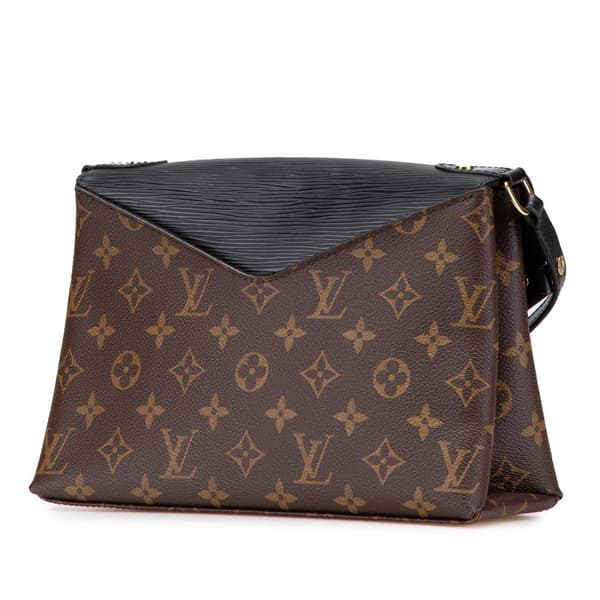 Pre-owned Louis Vuitton Monogram Epi Saint Michel Brown