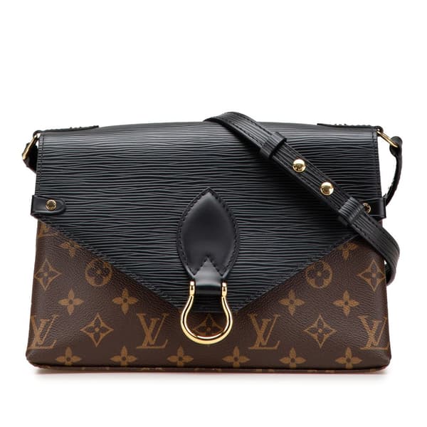 Pre-owned Louis Vuitton Monogram Epi Saint Michel Brown