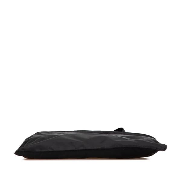 Pre-owned Prada Tessuto Zip Top Crossbody Black