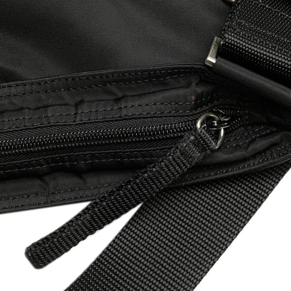 Pre-owned Prada Tessuto Zip Top Crossbody Black