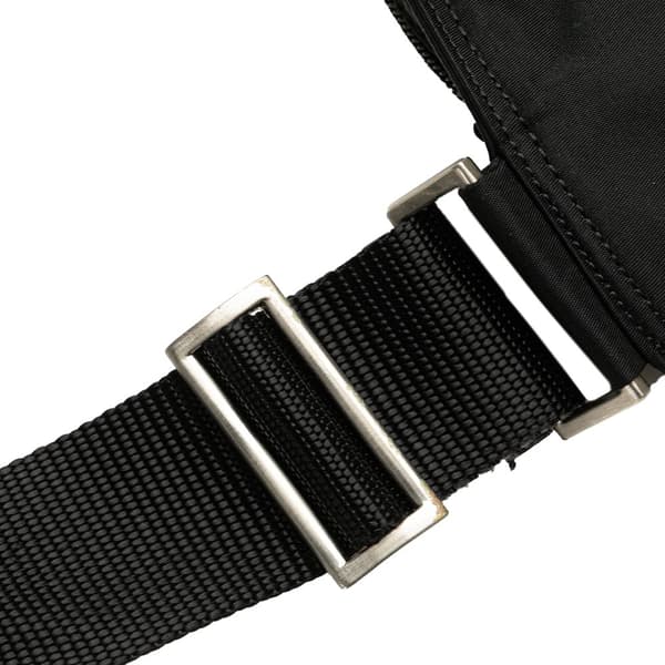 Pre-owned Prada Tessuto Zip Top Crossbody Black