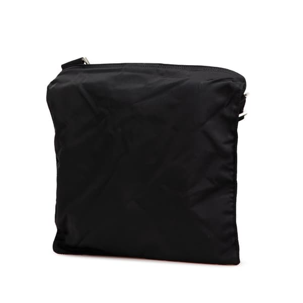 Pre-owned Prada Tessuto Zip Top Crossbody Black