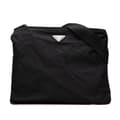 Miniatyrbild 1 av 10: Pre-owned Prada Tessuto Zip Top Crossbody Black