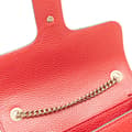 Miniatyrbillede 8 af 10: Pre-owned Gucci Small Dollar Calfskin Interlocking G Crossbody Red