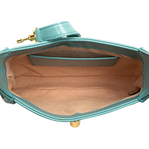 Pre-owned Gucci Mini Calfskin Jackie 1961 Crossbody Blue