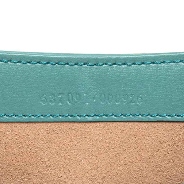 Pre-owned Gucci Mini Calfskin Jackie 1961 Crossbody Blue