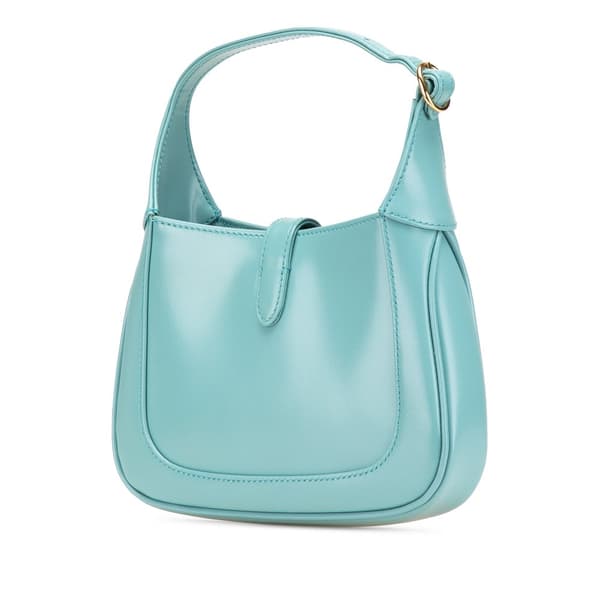 Pre-owned Gucci Mini Calfskin Jackie 1961 Crossbody Blue