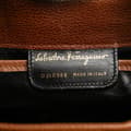 Miniatyrbild 5 av 10: Pre-owned Ferragamo Leather Vara Crossbody Brown