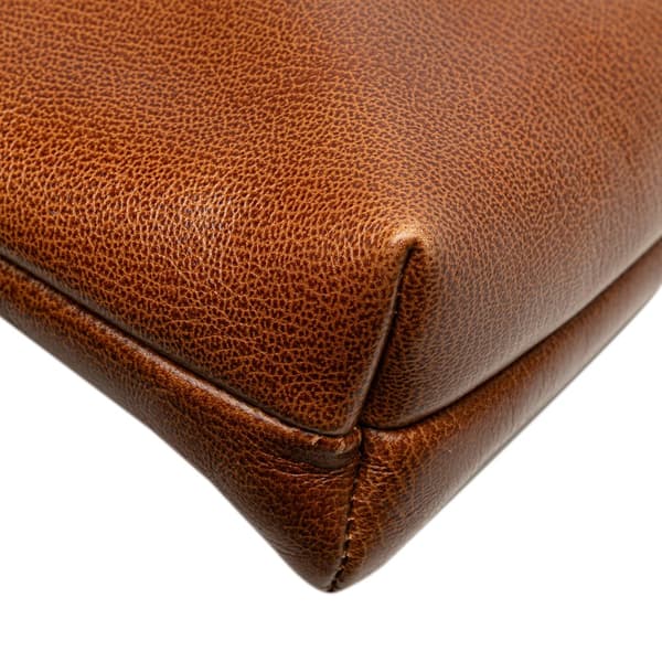 Pre-owned Ferragamo Leather Vara Crossbody Brown