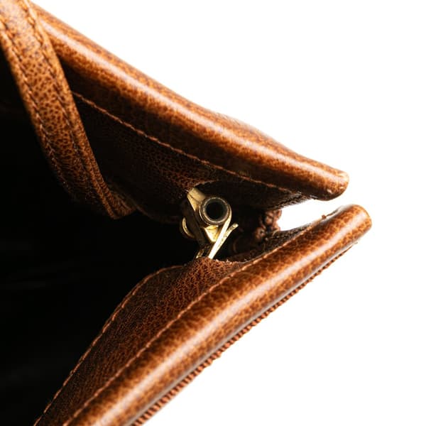 Pre-owned Ferragamo Leather Vara Crossbody Brown