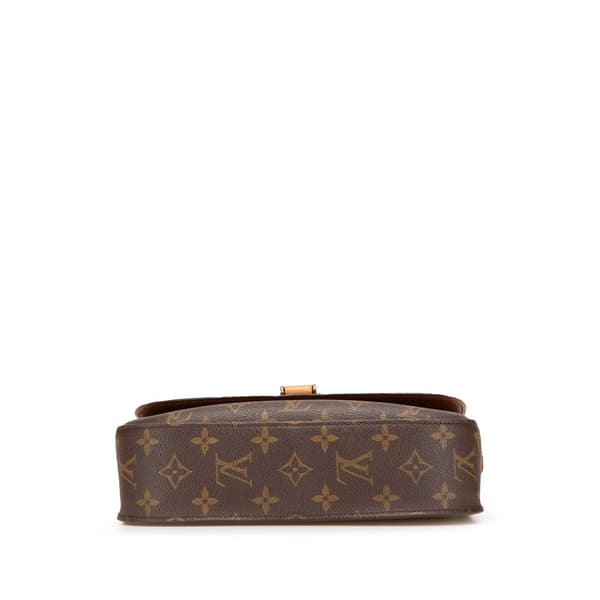 Pre-owned Louis Vuitton Monogram Saint Cloud GM Brown
