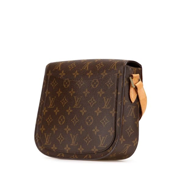 Pre-owned Louis Vuitton Monogram Saint Cloud GM Brown