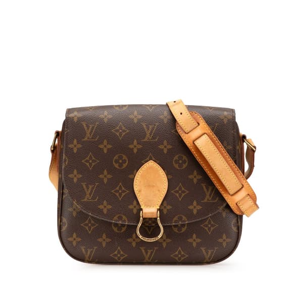 Pre-owned Louis Vuitton Monogram Saint Cloud GM Brown