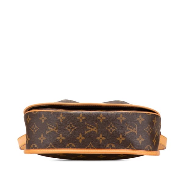 Pre-owned Louis Vuitton Monogram Menilmontant PM Brown