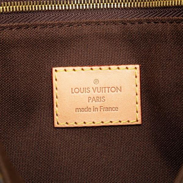 Pre-owned Louis Vuitton Monogram Menilmontant PM Brown