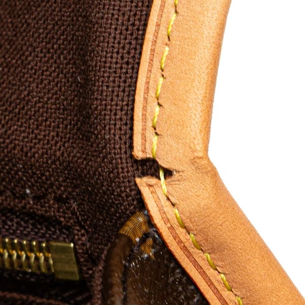 Pre-owned Louis Vuitton Monogram Menilmontant PM Brown