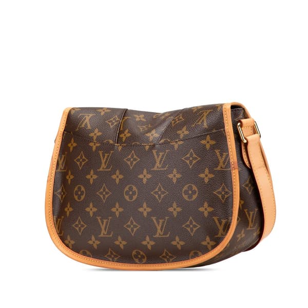 Pre-owned Louis Vuitton Monogram Menilmontant PM Brown