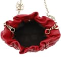 Miniatyrbild 4 av 10: Pre-owned Dior Mini Lambskin Cannage Gaufre Delices Bag Red
