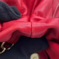 Miniatyrbild 10 av 10: Pre-owned Dior Mini Lambskin Cannage Gaufre Delices Bag Red