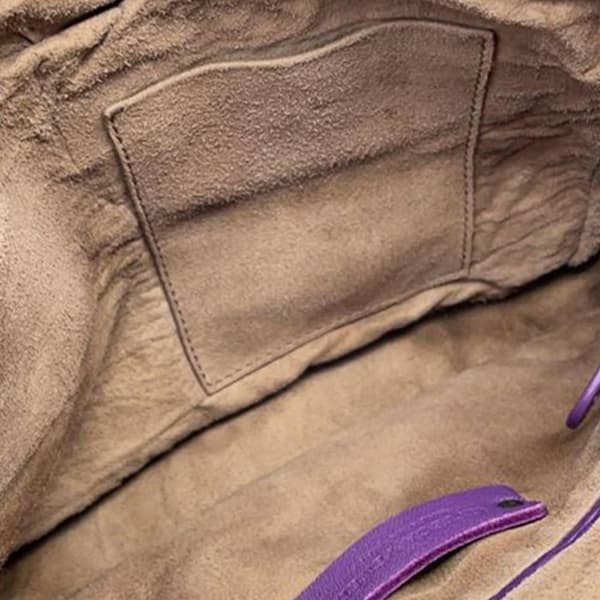 Pre-owned Bottega Veneta Nappa Intrecciato Crossbody Purple
