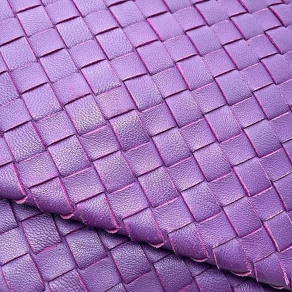 Pre-owned Bottega Veneta Nappa Intrecciato Crossbody Purple