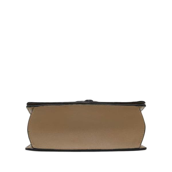 Pre-owned LOEWE Small Leather Barcelona Crossbody Brown