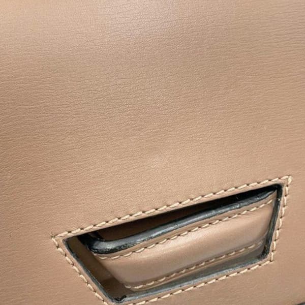 Pre-owned LOEWE Small Leather Barcelona Crossbody Brown