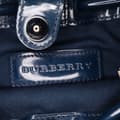 Miniatyrbilde 5 av 10: Pre-owned Burberry Supernova Check Coated Canvas Gradient Drawstring Crossbody Blue