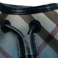 Miniatyrbilde 8 av 10: Pre-owned Burberry Supernova Check Coated Canvas Gradient Drawstring Crossbody Blue