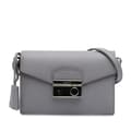 Pikkukuva 1 / 10: Pre-owned Prada Saffiano Lux Sound Lock Crossbody Purple